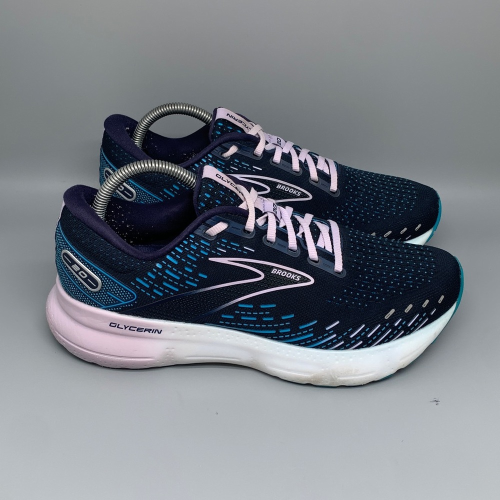 Brooks Glycerin 20 Blue Purple Running Shoes 120369B499 Women’s Sz 10.5‎